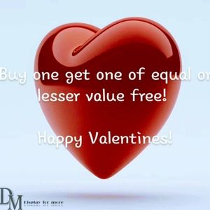 Sale buy one get one!